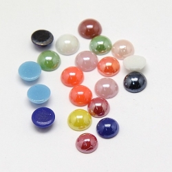 10 stk Cabochonsteine 7x3.5mm , (Halbp..
