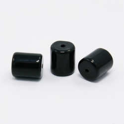 Glassäule-Perle 12x10mm, Bohrung 1.2mm