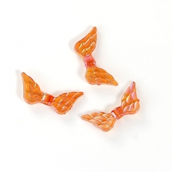 10 stk Acryl-Flügel Orange, Regenbogen..