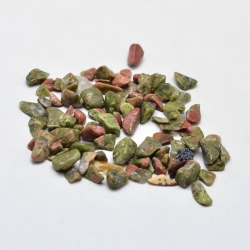 20 gr Unakite Chip-Perlen, kein Loch, ..