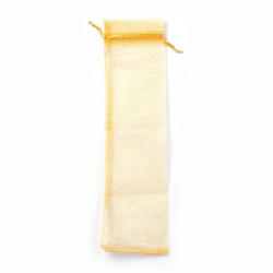 10 stk Organza-Beutel, Gold, 26,5 x 5,..