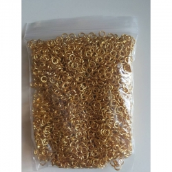 50 stk goldfarbene Biegeringe 4mm, 