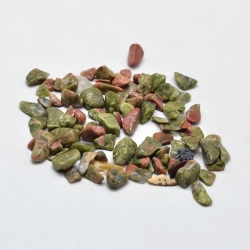 20 gr Unakite Chip-Perlen, kein Loch, 2~8x2~4 mm