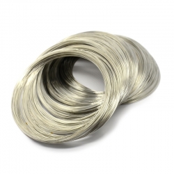 Memory Wire für Halsketten, Nickel frei, Innendurchmesser: 11.5 cm, Draht: 0.6 mm,