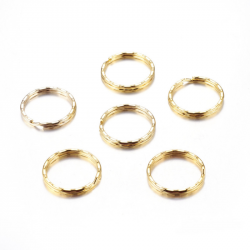 Schlüsselanhänger goldfarben, 25x1 mm